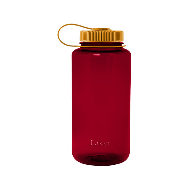 Customizable 32 ounce wide-mouth Nalgene Sustain bottle in laker.