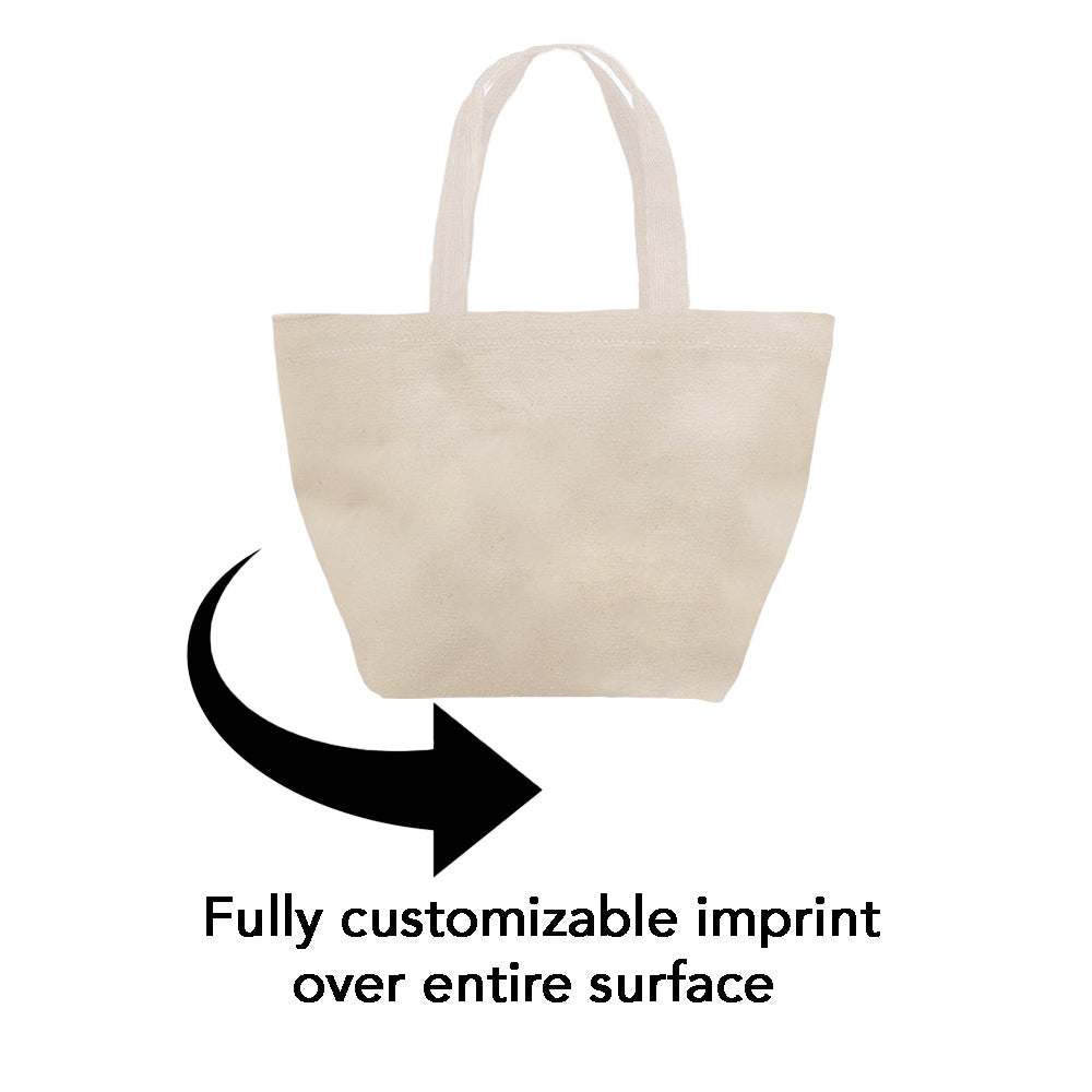 Dumpling Recycled rPET Lunch Tote, showing full custimization.