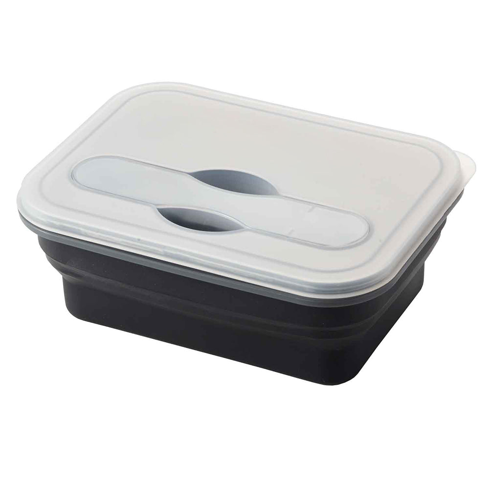 COLLAPSE-IT™ SILICONE LUNCH CONTAINER in black