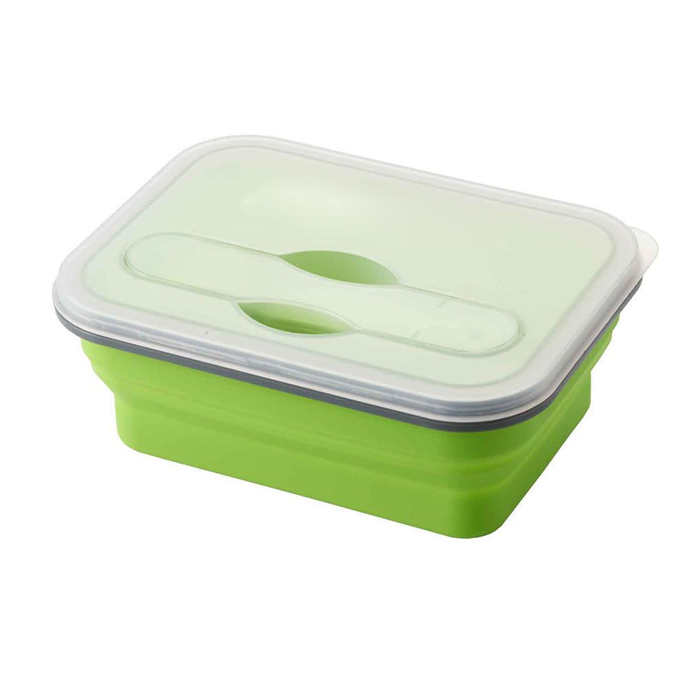 COLLAPSE-IT™ SILICONE LUNCH CONTAINER in green