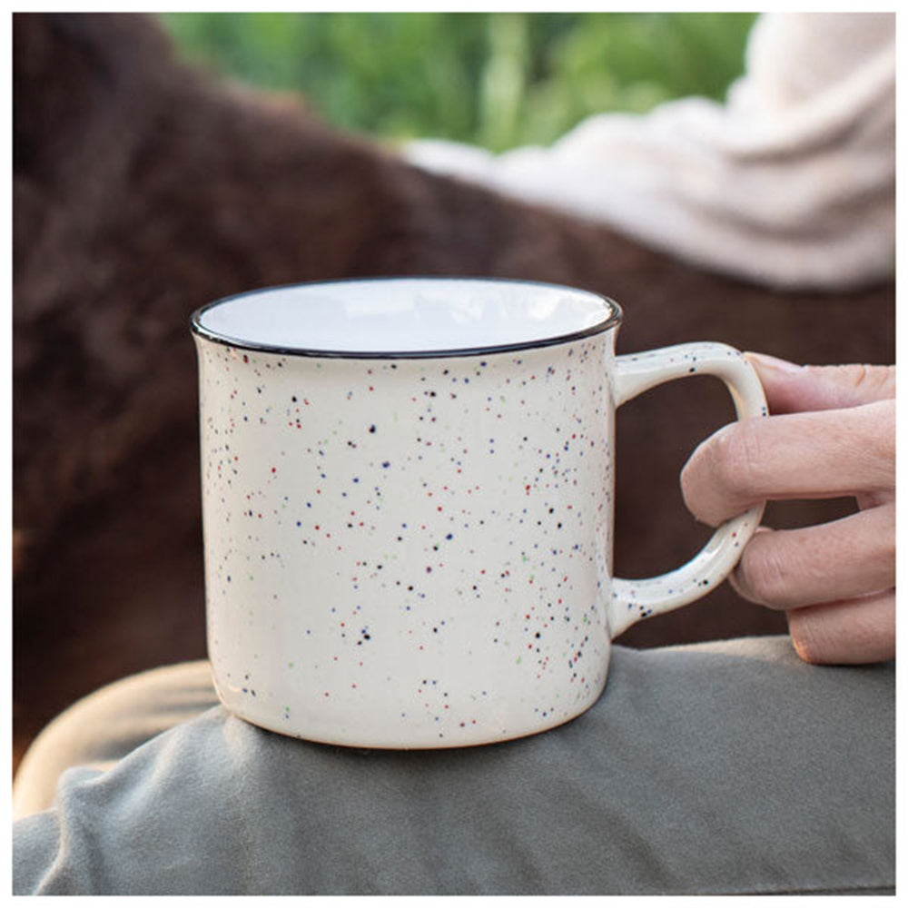 Customizable 12 oz Speckled Stoneware Mug.