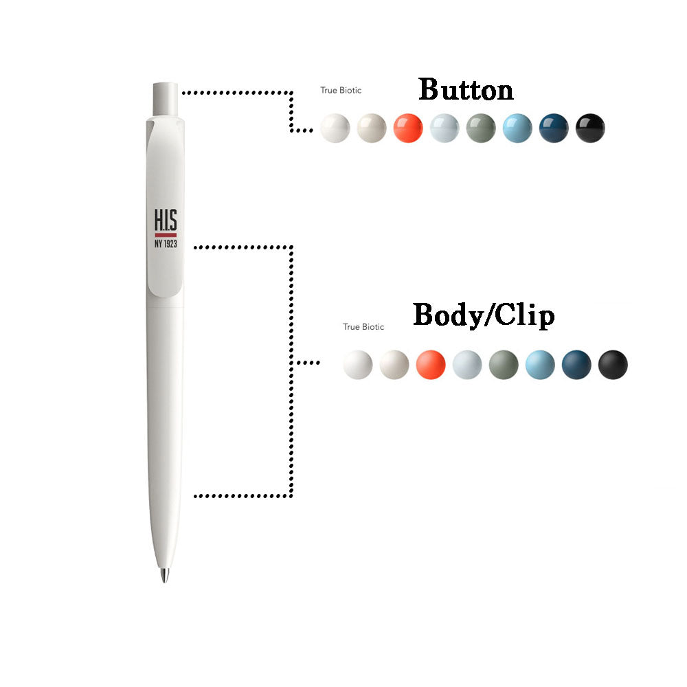 Customizable prodir DS8 biodegradable pen color options.