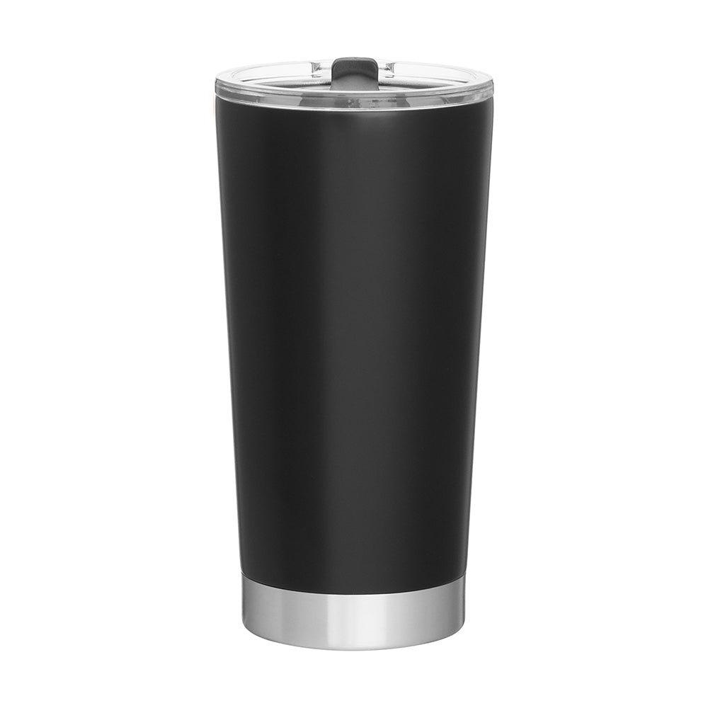 Customizable 20 oz Insulated Stainless Steel Tumbler in black