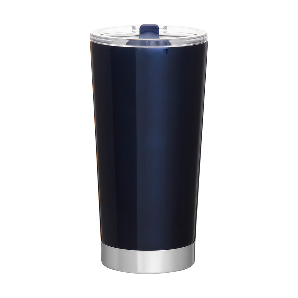 Customizable 20 oz Insulated Stainless Steel Tumbler in navy