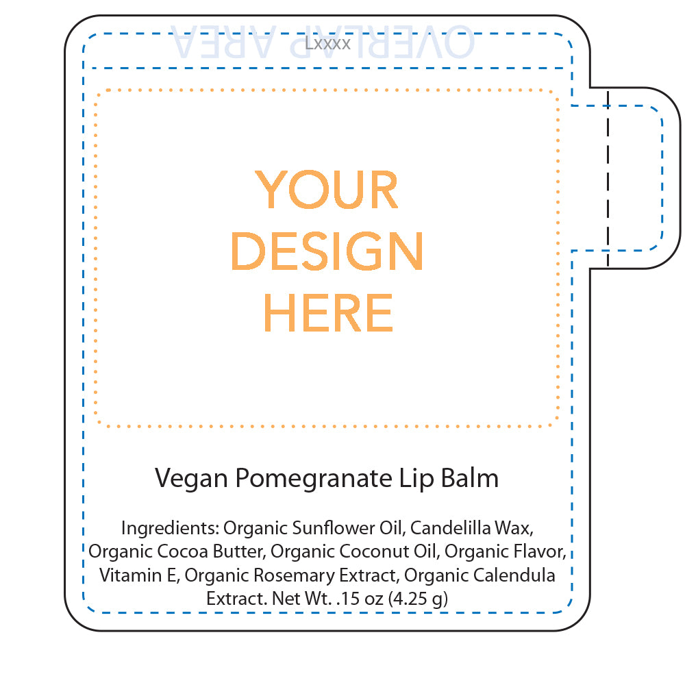 Vegan Lip Balm with Organic Ingredients - No SPF